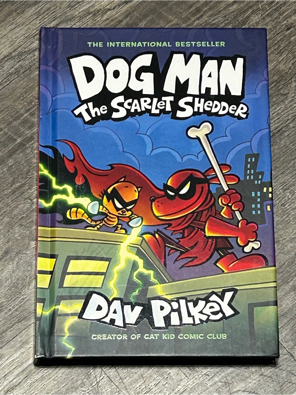 S120- Dog Man The Scarlet Shedder Hardcover Book